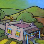 "The Housewarming," oil on panel by Melwell Romancito, 8x10